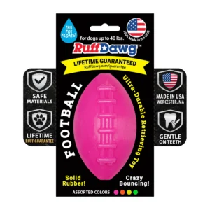 Football – Balón de Caucho para Perro / Ruff Dawg